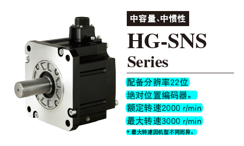 三菱旋轉型伺服電機HG-KNS系列型号