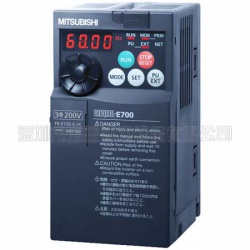 三菱變頻器(qì)FR-E720-0.1K日本原裝，電源三相220V,